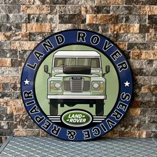 Vintage- High Quality - LAND ROVER  RARE SIGN-  19.7" (50cm)