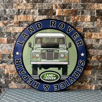 Vintage- High Quality - LAND ROVER  RARE SIGN-  19.7'' (50cm)