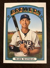 2021 Topps Heritage High Number Baseball Base Rookie #694 Mark Mathias RC