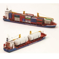 1:400 Gdansk Cargo Ship DIY Handcraft 3D Pape...