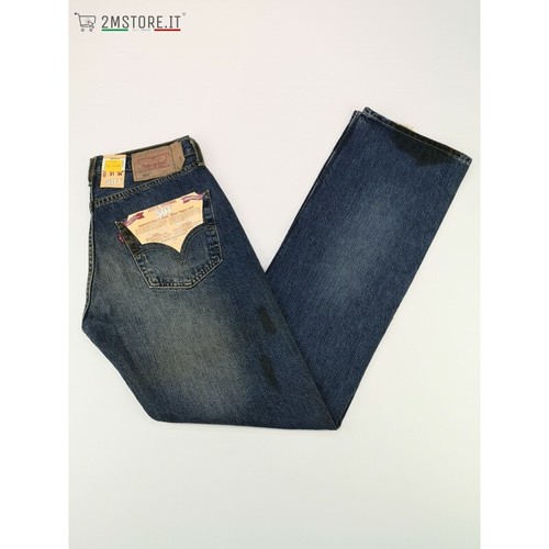 LEVI'S jeans LEVIS 501 GARAGE Blu Effetto Vissuto e Macchiato LIMITED  EDITION | eBay