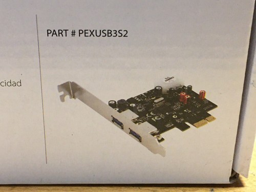 (New/Open Box) StarTech 2 Port PCI Express SuperSpeed USB 3.0 Card PEXUSB3S2 - Picture 3 of 11