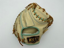 2026 ZETT TOP PRO Model 33" Catcher Baseball Glove Cream Open Back RHT Limited