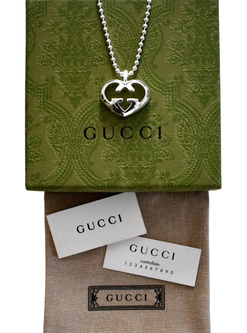 【GUCCI】 ★正規品★ trademark necklace Gucci Sterling Silver Trademark Necklace