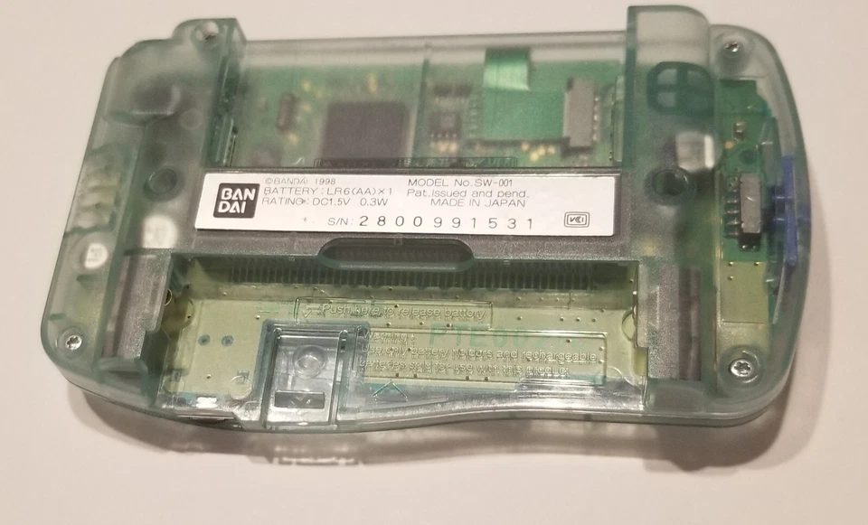 WonderSwan Digimon Azul SW-001 - Japón Foto 3 de 3
