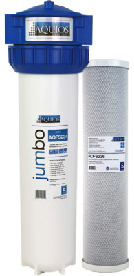 Aquios  AQFS234 Jumbo Salt Free Water Softener & Filtration System, 5 Micron