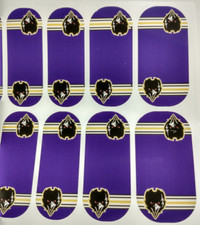 Jamberry Nail Wraps Full Sheet - "Baltimore Ravens" NFL Football