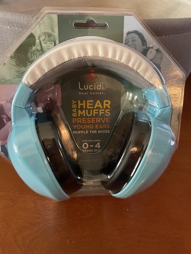 LUCID baby hear muffs preserve young ears, muffle the noise 0–4 years old Blue - 第 1/4 張圖片