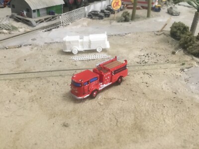N Scale Fire Truck AMERICAN LAFRANCE 900 SERIES ENGINE (MID, CLOSED) 3-d print