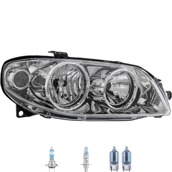 Scheinwerfer Frontscheinwerfer Rechts Halogen W5W FüR Fiat Punto Inkl. Lampen-image