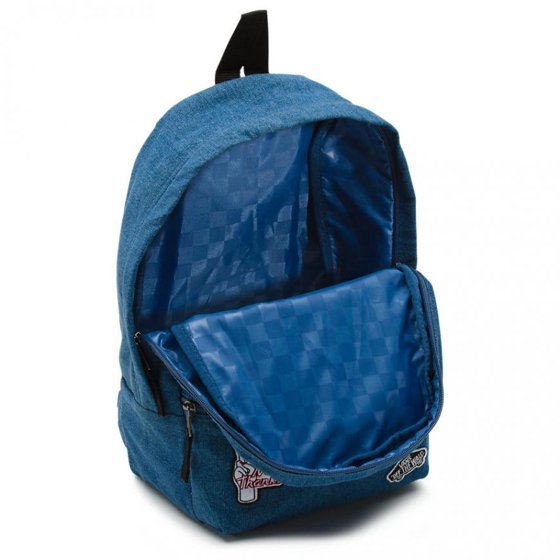 vans denim backpack
