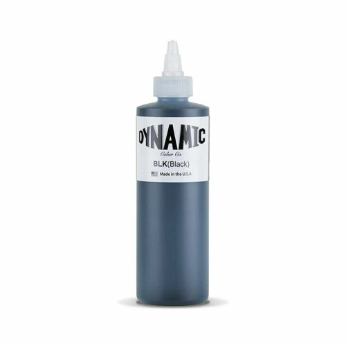 DYNAMIC BLACK Tattoo Ink 1-oz & 8-oz - product listing photo
