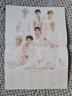 Kpop WayV NCT 2021 Seasons Greetings Photo Calendar Group Folded Poster
