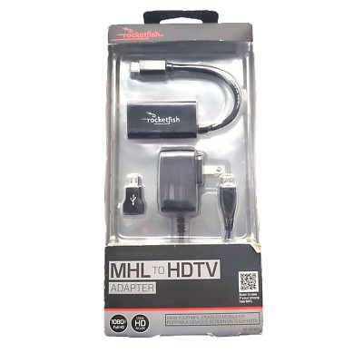 ROCKETFISH MHL-to-HDMI Adapter With 4K Ultra HD 1080p Video Support RF-G1401