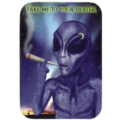 ALIEN - Take Me To Your Dealer - Joint Drug Peace Spliff - Aufkleber Sticker 212