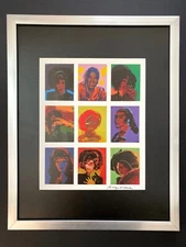 🔥 ANDY WARHOL x LADIES AND GENTLEMEN– ICONIC VINTAGE PRINT – SIGNED & FRAMED!