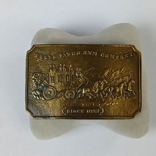 Vintage Wells Fargo Belt Buckle.