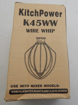 Kitchpower K45WW Wire Whip for Tilt-Head Stand Mixer 4.5 -5 Qt