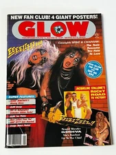 GLOW Gorgeous Ladies Of Wrestling Magazine #4 May 1988 w/ Posters Spike Chainsaw