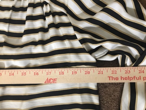 Anthropologie MAEVE Silky Striped Shirt size M Button Front Long Sleeve Chic - Picture 19 of 21