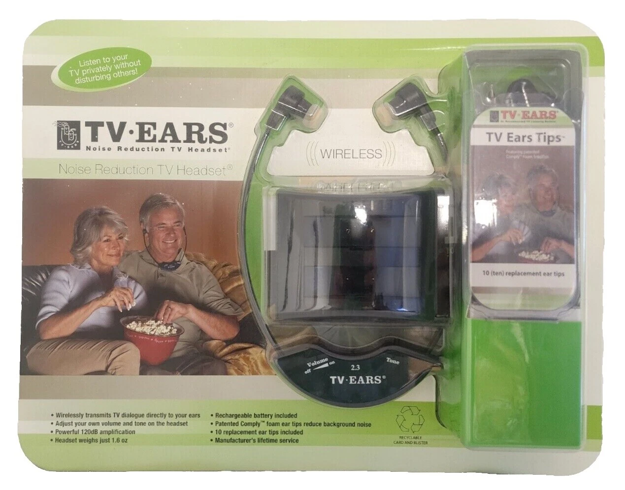 TV Ears Headphones with Noise Cancellation