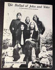 THE BEATLES~THE BALLAD OF JOHN AND YOKO SHEET MUSIC-MACLEN  3788
