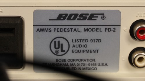 Bose AWMS Pedestal Platinum White PD-2 Acoustic Wave Music System For CD-3000 - Picture 4 of 7