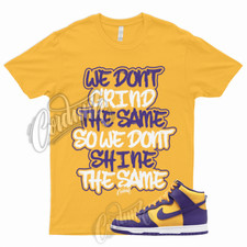 GRIND T Shirt for Dunk High Purple Yellow Court Gold Home Team Away 95 Lebron 1