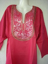 Salwar Kameez Kurti Chemisier Anarkali Indienne Robe Bollywood Tunique Rose