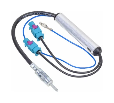 AUDIOPROJECT Antennen Adapter Diversity 2x Fakra DIN Phantomeinspeisung VW Audi Skoda Opel