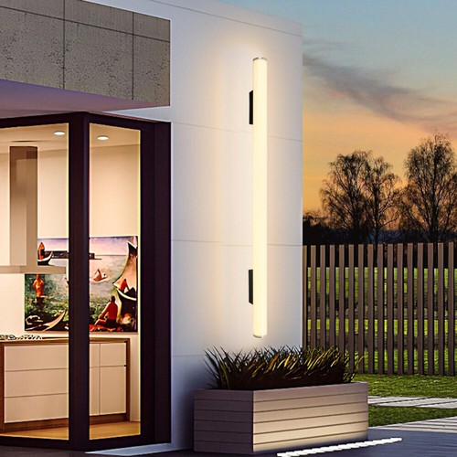 LED Lange Wandleuchte Lampe Führte Wandlampe Innen- und Außen Beleuchtung Modern - Bild 22 von 25