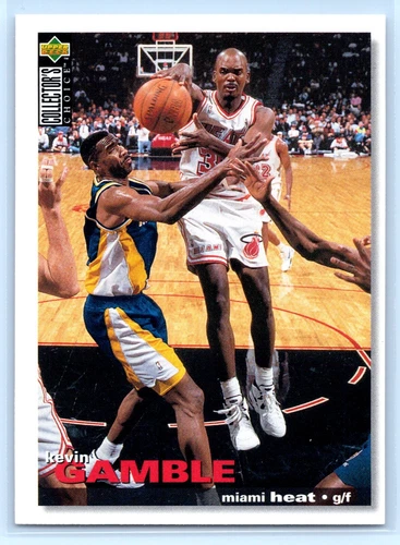 1995-96 Upper Deck Collector's Choice Kevin Gamble #72 Miami Heat