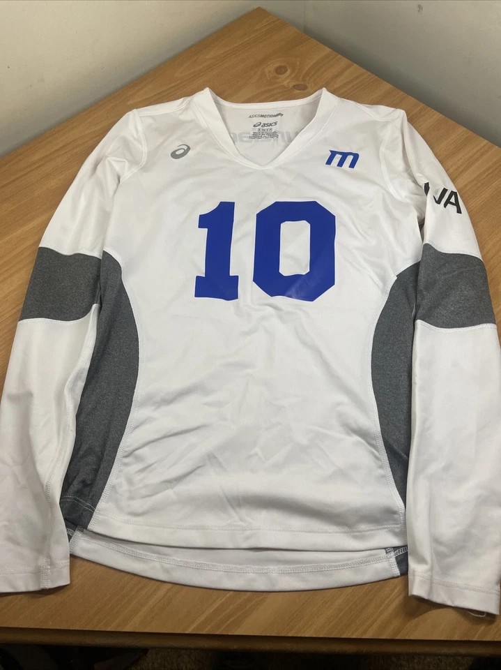 Camiseta de voleibol Asics Motion Dry manga larga talla pequeña Indiana Voleibol Foto 2 de 4