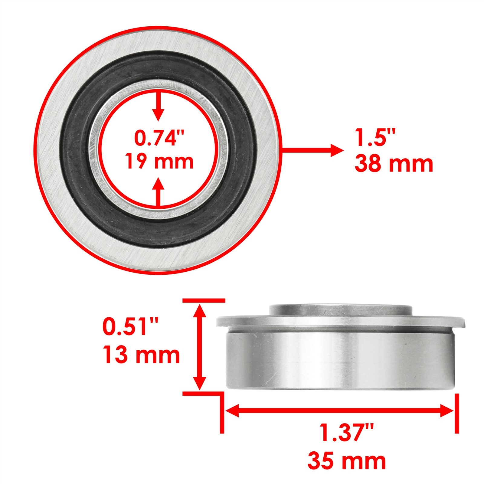 Front Wheel Bearing fits John Deere AM127304 AM35443 AM118315 | eBay