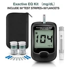 Blood Glucose Starter Kit Glucometer Sugar Meter Monitor Diabetes 50 Test Strips