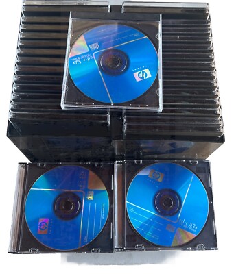 HP Invent CD-R 52x 700MB 80 Min Incl 30 Case Holder 50 Total Disc