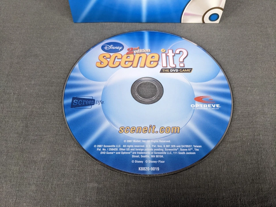 Disney Scene It? 2ª Edición Juego DVD Repuesto Disco DVD Juego Piezas Foto 3 de 4