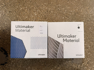 Ultimaker Material PVA Natural and Tough PLA Black 2.85mm, 750 gram
