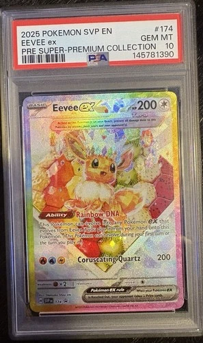 Eevee ex 174 Sv: Scarlet & Violet Promo Cards Holo Psa 10
