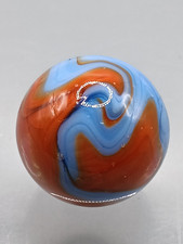 .96" Vintage Shooter Marble- Superboy Swirls- Jabo DAS- CE-4