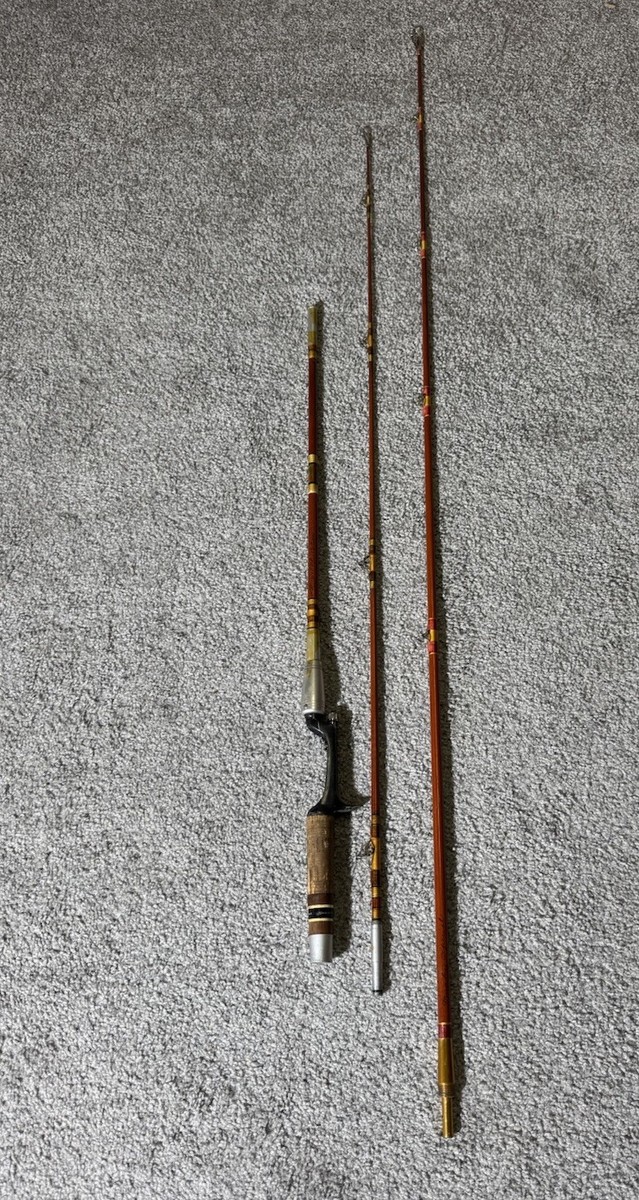 2 Old Vintage HEDDON PAL Casting Rods - #6205-6 ft Mark IV