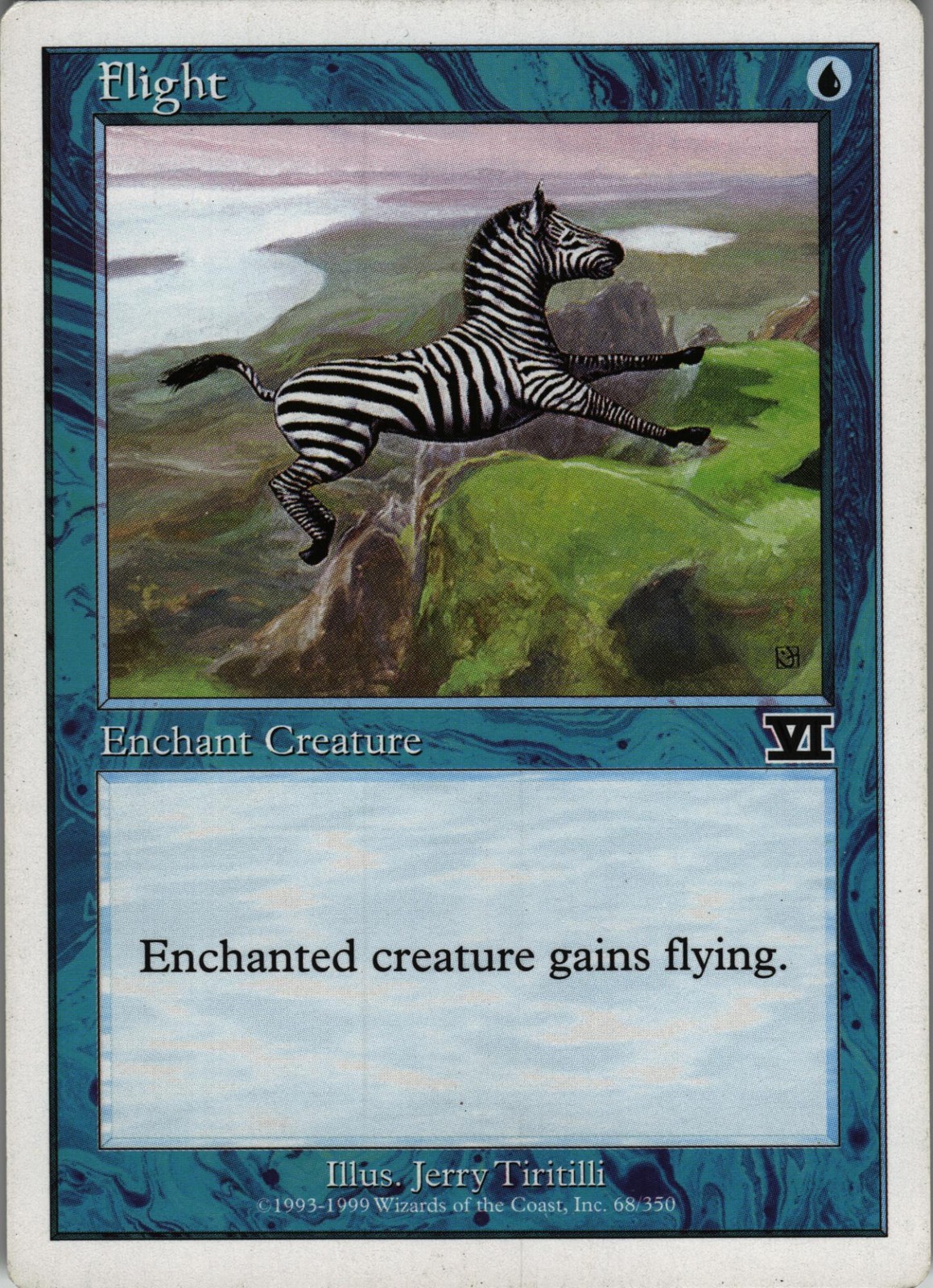 Flight 68 Common Classic Sixth Edition Magic: The Gathering Lightly Played