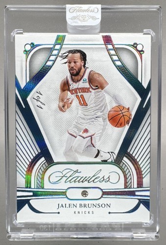 Jalen Brunson 2023 Panini Flawless #49 Platinum 1/1