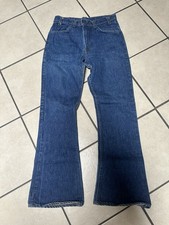 1980 Levi's 646 bell-bottom flare jeans. Made in the USA. Orange Tab 31x32