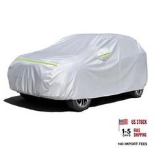 SUV Car Cover Waterproof All Weather 6 2 Fit SUV Length 188-198 inch Silver