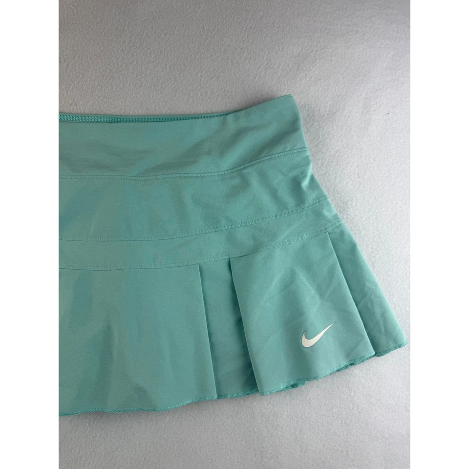 Nike Dri Fit бирюзовый плиссированные теннис юбка skort Athletic женщин размер M - Изображение 2 из 4