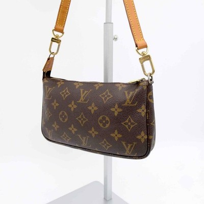 Louis Vuitton Pochette Accessoires Handtasche PVC Leder M51980 Monogram 617