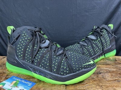 Nike LeBron 18 EP Dunkman Black Electric Green Men s Size 9.5