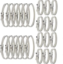 Drive Shaft CV Boot Band Clamps - Axle Boot Clamps Universal Adjustable Stain...