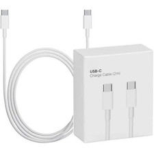 Apple USB-C to USB-C Charge Cable 2m White Type USB Cable Connector A  B USB-C